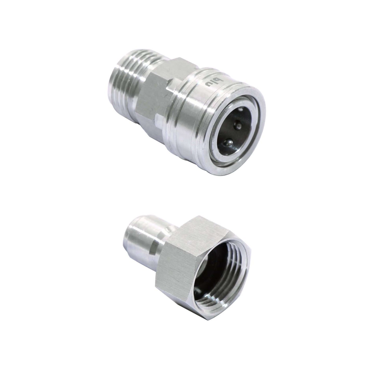 GoBluTech 50' Stainless Steel Hose with Quick Connects