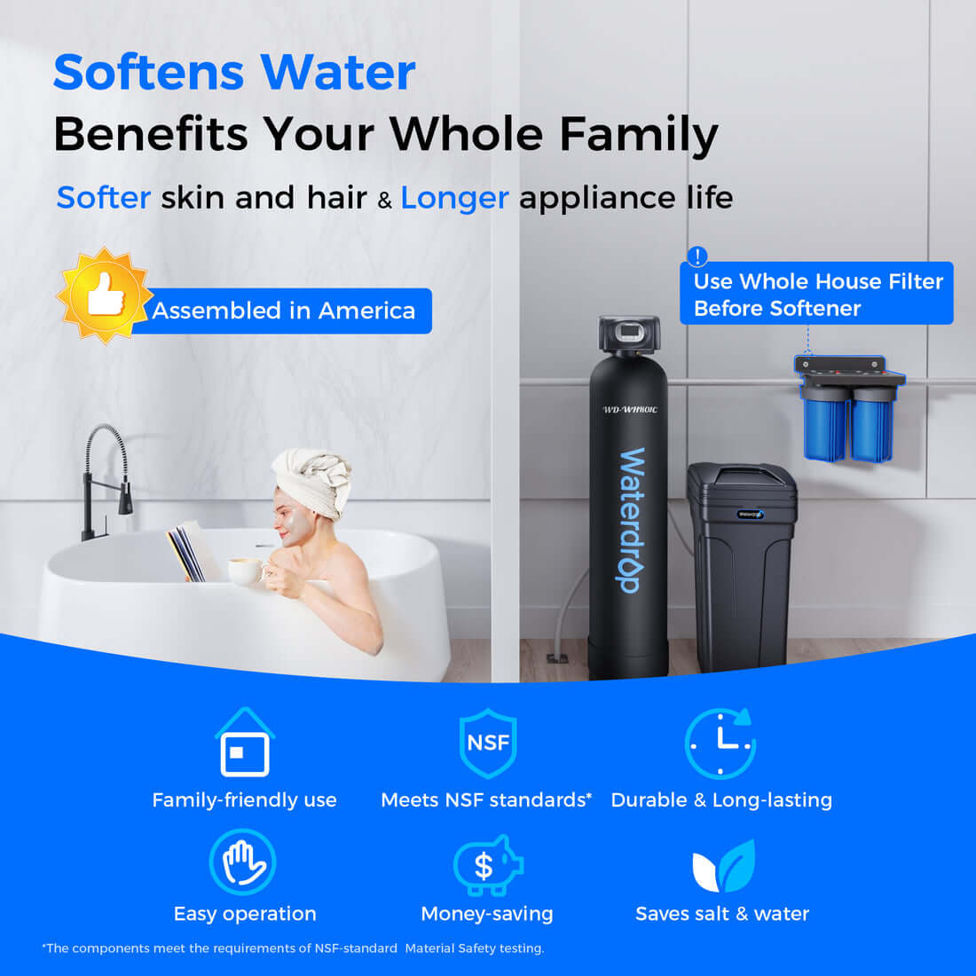 Waterdrop WHR01 Water Softener System