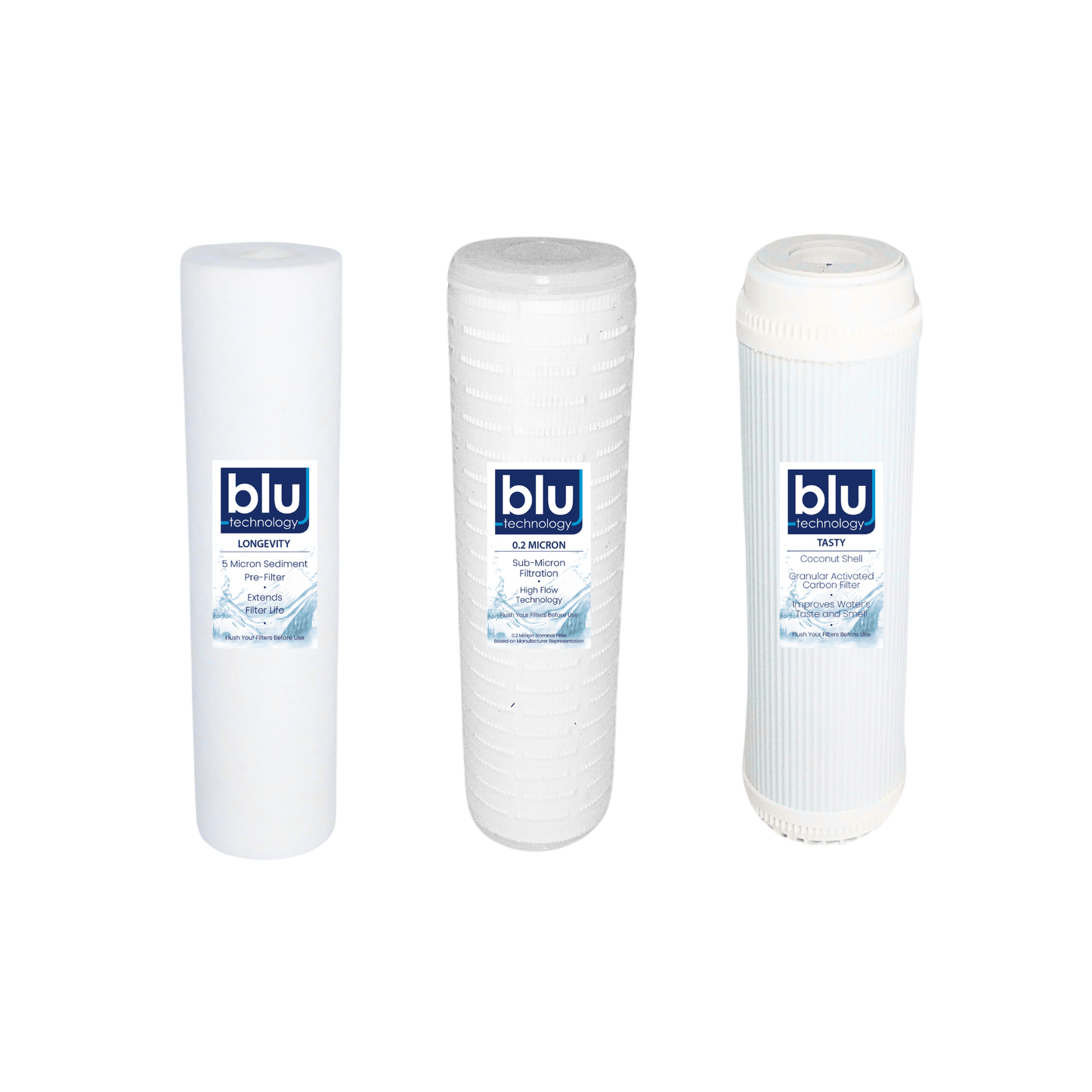 Blu Tech AR3 XLt Premium 10" 3-Stage RV Water Filter