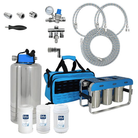 Blu Tech AR3 ELITE Bundle | 3-Stage Filtration & Softener - 0.2 micron