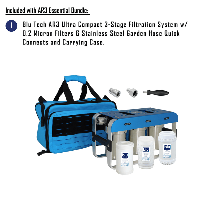 Blu Tech AR3 XLt ESSENTIAL Bundle | 3-Stage Filtration