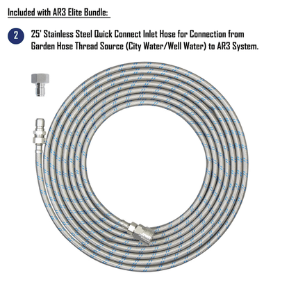 Blu Tech AR3 ELITE Bundle | 3-Stage Filtration & Softener - 0.2 micron