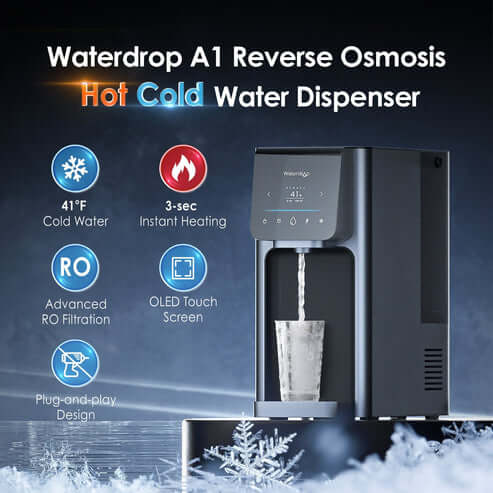 Waterdrop Reverse Osmosis Hot Cold Water Dispenser