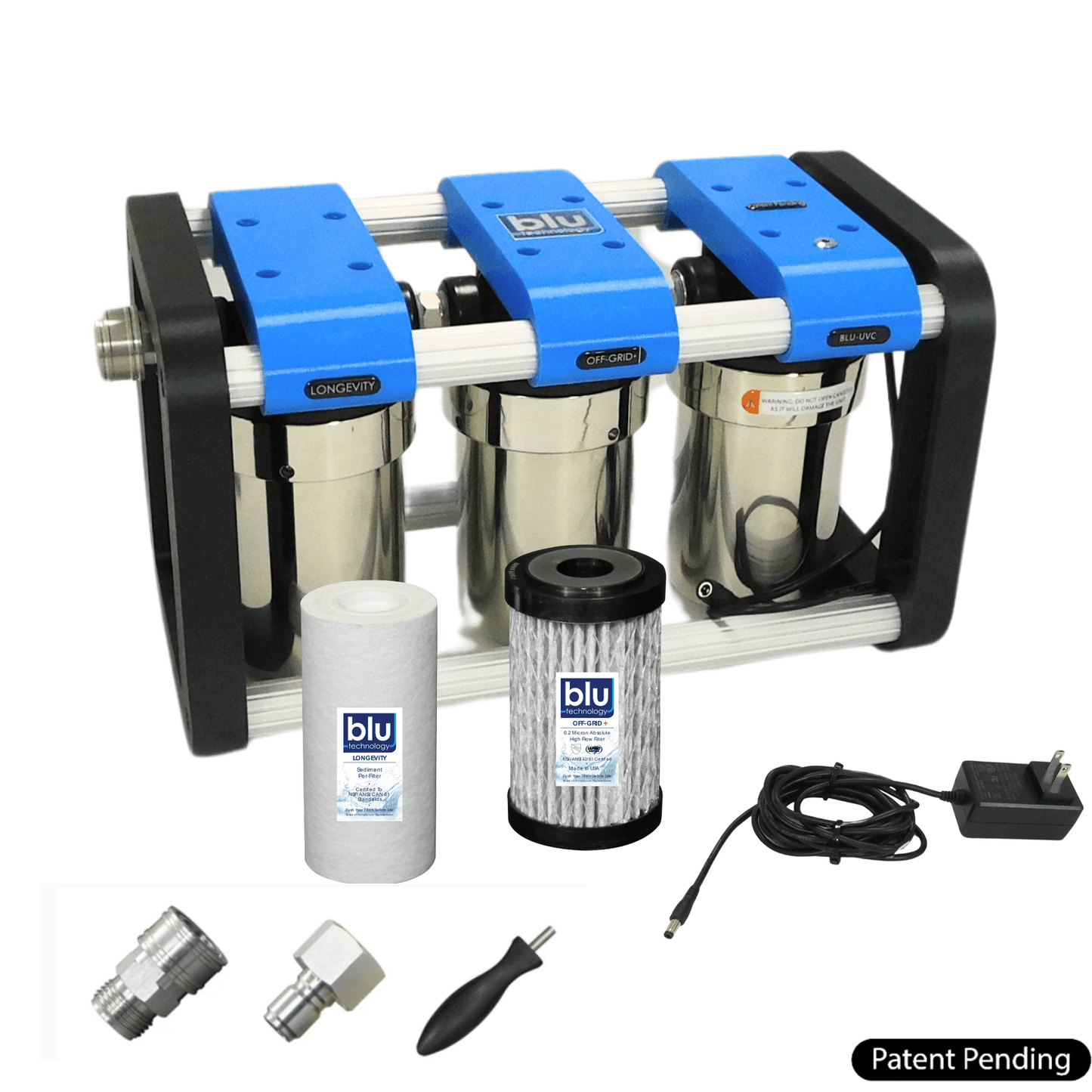 Blu Tech R3 LED UVC-Elite 4 Stage RV Filtration System