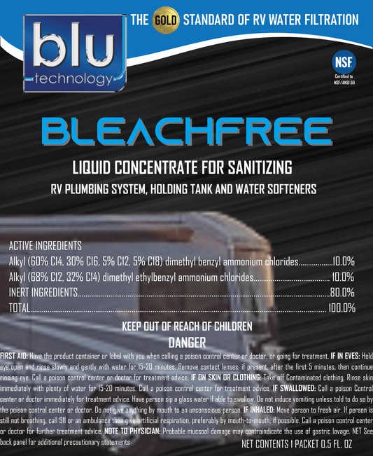 Blu Tech BLEACHFREE - RV Sanitizer Liquid Concentrate