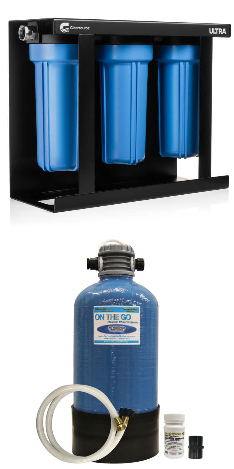 Clearsource Ultra And On The Go™ Double Water Softener Bundle