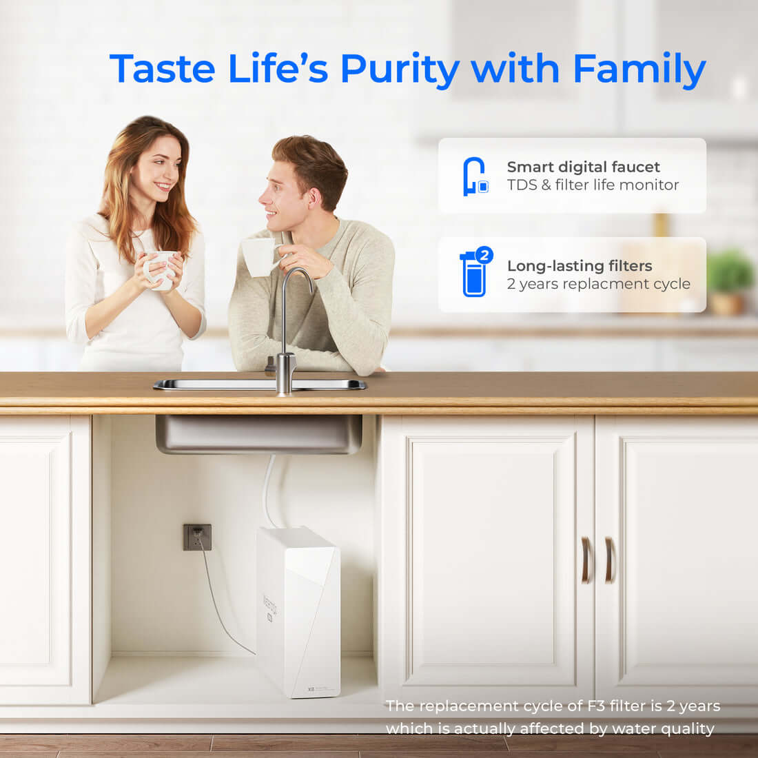 Waterdrop X8-A Alkaline Reverse Osmosis System