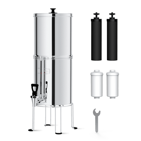 Gravity Water Filter System, With Stand, 2.25 gallons