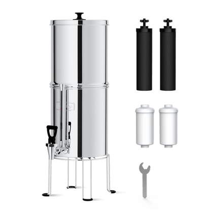 Gravity Water Filter System, With Stand, 2.25 gallons