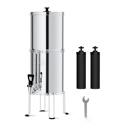 Gravity Water Filter System, With Stand, 2.25 gallons