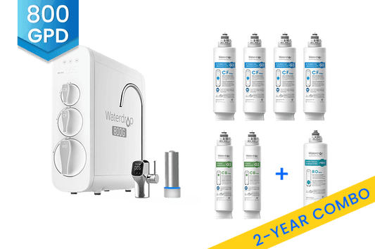 Waterdrop G3P800 - RO System with an Extra 2-Year Filter Combo