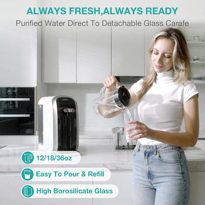 SimPure Y7T-BW-A Countertop RO System with Pitcher