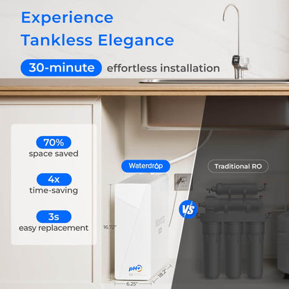 Waterdrop X8-A Alkaline Reverse Osmosis System