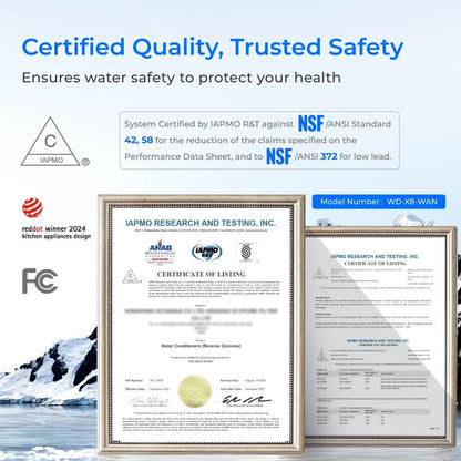 Waterdrop X8-A Alkaline Reverse Osmosis System