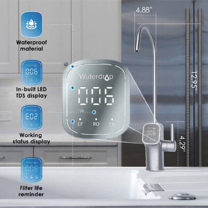 Waterdrop G3P800 - RO System with PMT Pressure Tank