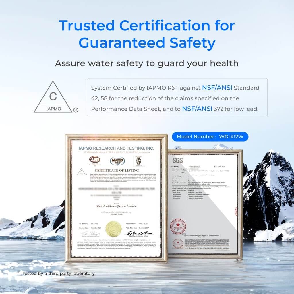 Waterdrop X Series Dual Flow RO System, X12-PRO