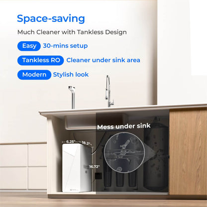 Waterdrop X Series Dual Flow RO System, X12-PRO