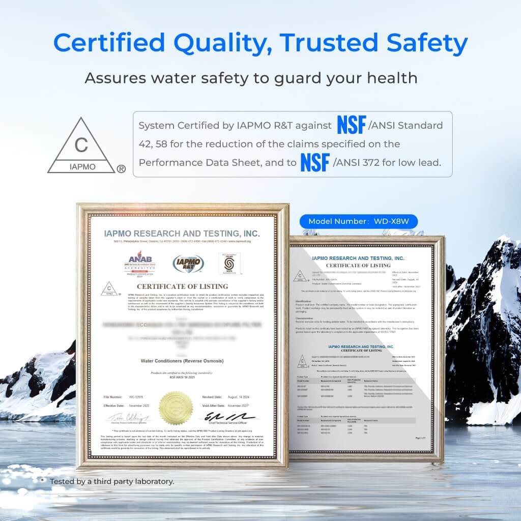 Waterdrop X8-PRO: Dual Flow RO System