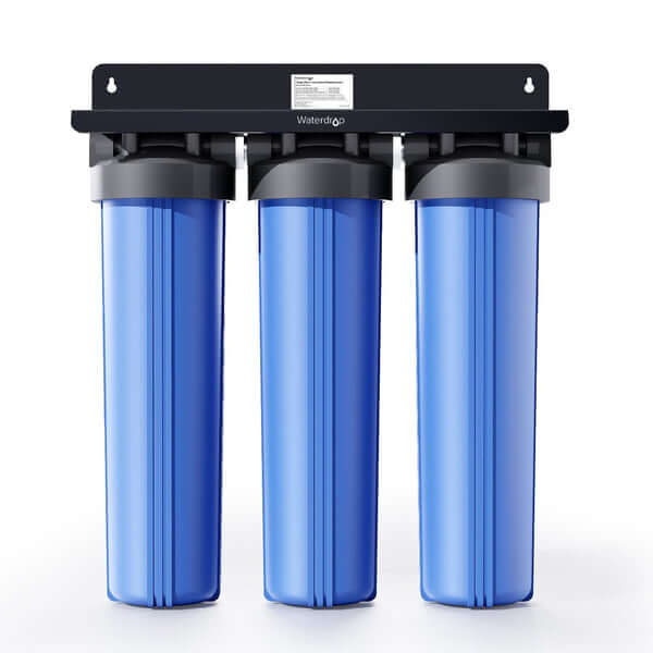 3-Stage Whole House Water Filter System | Reduce Iron and Manganese